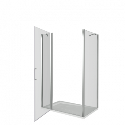 Душевой уголок GOOD DOOR PANDORA WTW+SP-130х90-С-CH