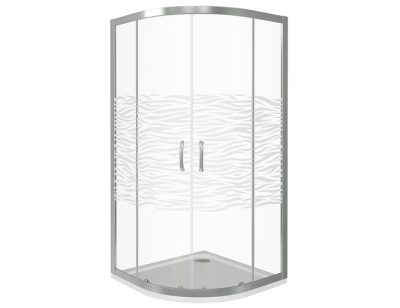 Душевой уголок GOOD DOOR INFINITY R-100-W-CH