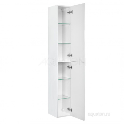 Шкаф-колонна Aquaton Диор белый 1A110803DR010