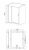 Душевая дверь GOOD DOOR MOKKA WTW-140-C-WE