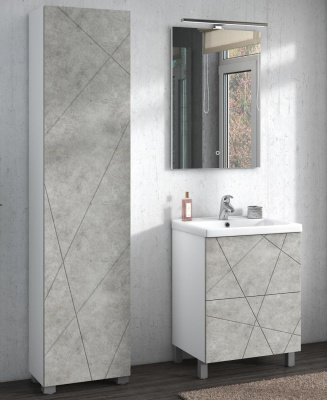 Тумба c раковиной VIGO Geometry 2-500 бетон