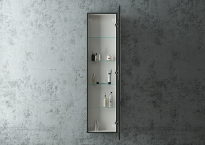 Зеркало-пенал Континент Mirror Box Black Led 400х1600