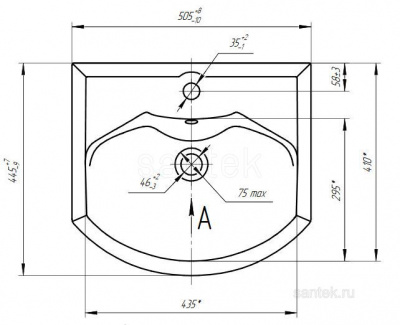 Раковина Aquaton Смайл 50 1WH207781