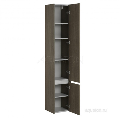 Шкаф-колонна Aquaton Стоун грецкий орех 1A228403SXC80