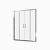 Душевая дверь GOOD DOOR LATTE WTW-TD-150-G-WE