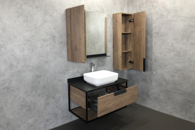 Полуколонна подвесная Comforty Кёльн 35 дуб темный