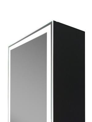 Зеркало-пенал Континент Mirror Box Black Led 400х1600