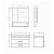 Тумба с раковиной Comforty Никосия 70П дуб темный Тумба с раковиной Comforty Никосия 70П дуб темный