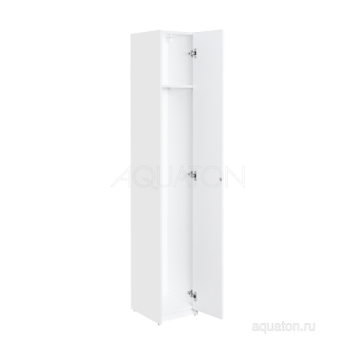Шкаф-колонна Aquaton Лондри белая, узкая 1A260603LH010
