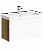 Тумба с раковиной Aqwella Smart 80 дуб балтийский