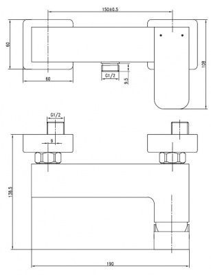 Смеситель для душа KAISER Zinger 35077