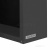 Зеркальный шкаф Aquaton Сохо 60 графит левый 1A258302AJA0L