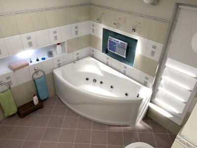 Акриловая ванна Bas Николь 170x110 L