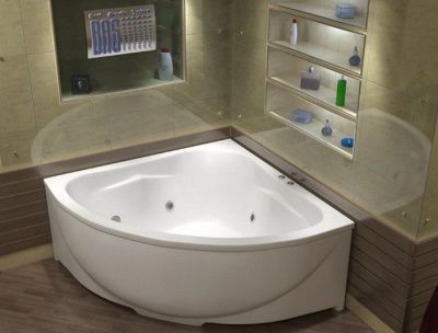 Акриловая ванна Bas Империал 150x150 с г/м оборудованием FLAT
