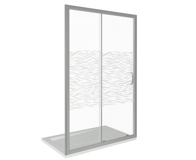 Душевая дверь GOOD DOOR INFINITY WTW-110-W-CH