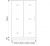 Душевая дверь GOOD DOOR ANTARES WTW-140-W-CH