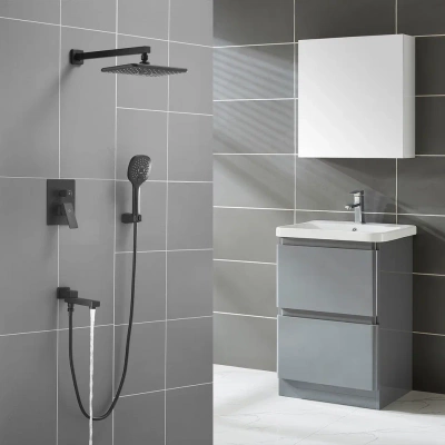 Душевая система встраиваемая Rose R2835H черный