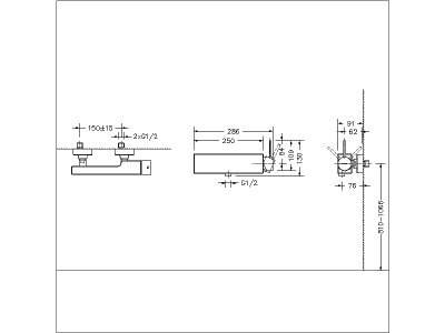 Смеситель Bravat ARC F96061K-01-ENG для душа
