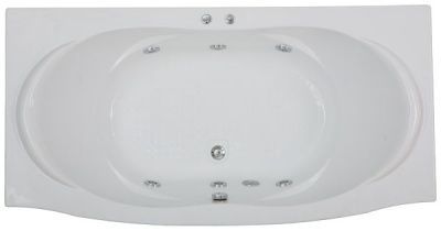 Акриловая ванна Bas Фиеста 194х90 с г/м оборудованием FLAT
