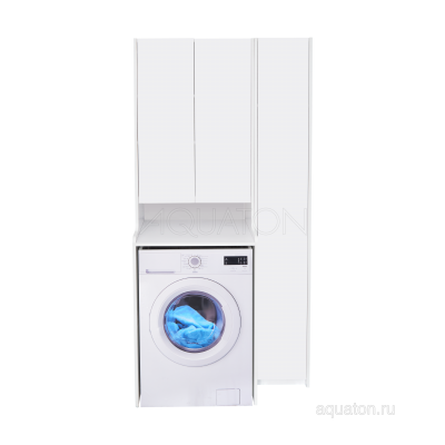Шкаф-колонна Aquaton Лондри белая, узкая 1A260603LH010