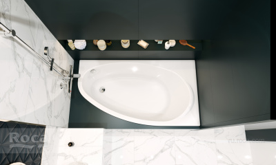 Акриловая ванна Roca Corfu 160x90 правая 248574000